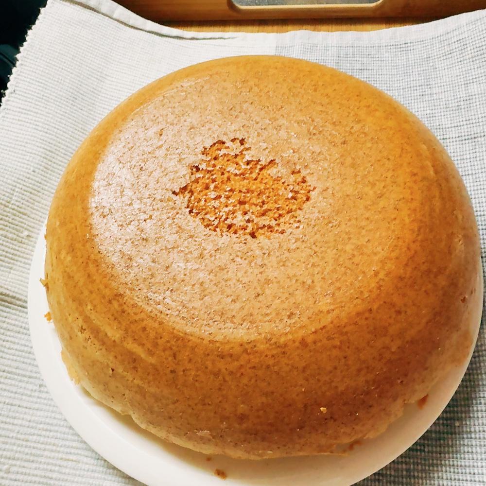 ホットクックで焼き上がったホットケーキ