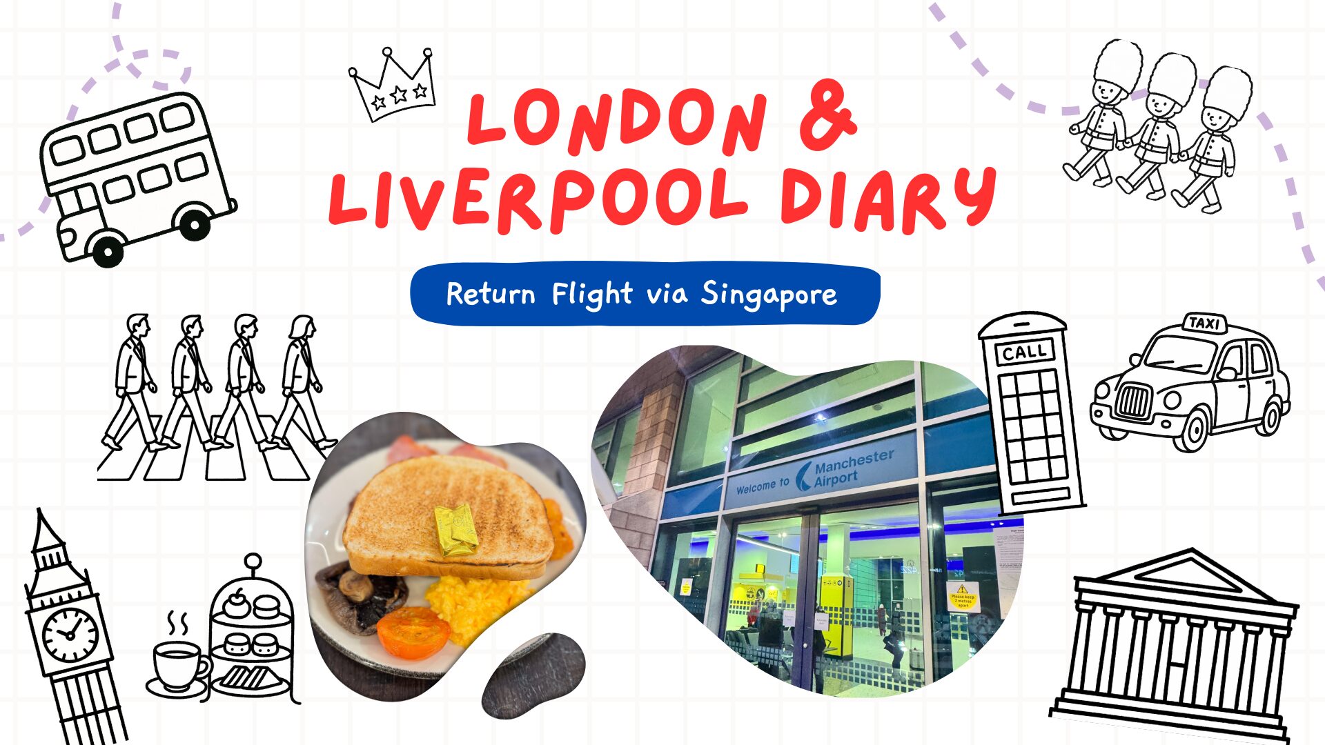 London & Liverpool Diary｜Return Flight via Singapore
